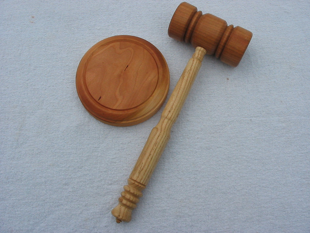 US courtroom gavel representing IPTV legality in the USA